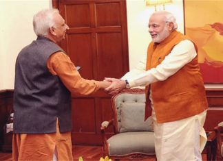 Sri M With Narendra Modi