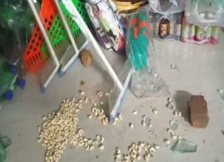വാക്സിന് നയത്തിനെതിരെ പ്രതിഷേധിച്ചു; സിപിഐ നേതാവിന്റെ കട അടിച്ചു തകർത്തു bjp attacks