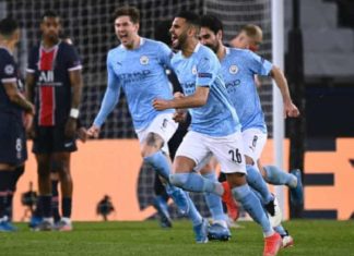 ചാമ്പ്യൻസ് ലീഗ്; പിഎസ്ജിക്ക് എതിരെ മാഞ്ചസ്റ്റർ സിറ്റിക്ക് ജയം manchester-city-psg