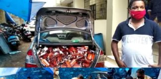 വടകരയിൽ 486 കുപ്പി വിദേശ മദ്യവുമായി യുവാവ് അറസ്റ്റിൽ vadakara_liquor hunt