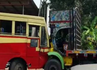 വെമ്പായത്ത് കെഎസ്ആർടിസി ബസും ലോറിയും കൂട്ടിയിടിച്ചു; നിരവധി പേർക്ക് പരിക്ക് ksrtc-bus-lorry