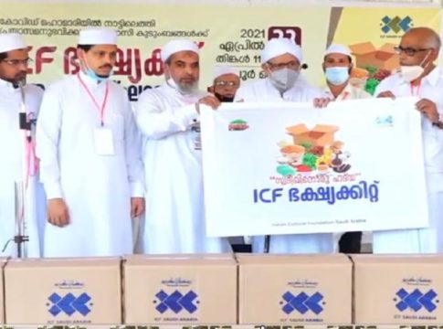 Indian cultural Foundation provides food kit