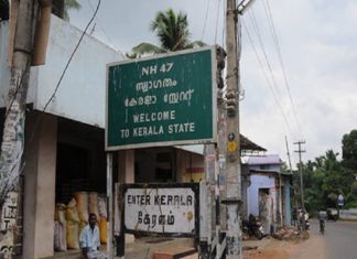 കോവിഡ് വ്യാപനം; തിരുവനന്തപുരത്ത് നിന്നുള്ള ഇടറോഡുകൾ തമിഴ്നാട് അടച്ചു kaliyikkavilai