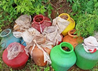 അട്ടപ്പാടിയില് എക്സൈസ് റെയ്ഡിൽ വാഷ് പിടികൂടി wash_excise