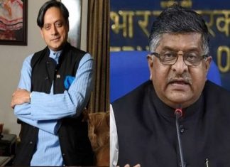 sashi tharoor and ravi sankar prasad