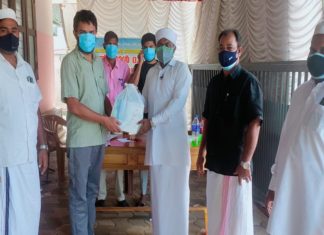 Handed over the second phase materials to the Covid help desk