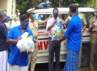 പ്രതിഫലമില്ലാതെ ഒരു മാസത്തോളം നിശബ്ദ സേവനം; മാതൃകയായി യൂണിയൻ തൊഴിലാളികൾ