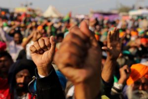 farmers protest