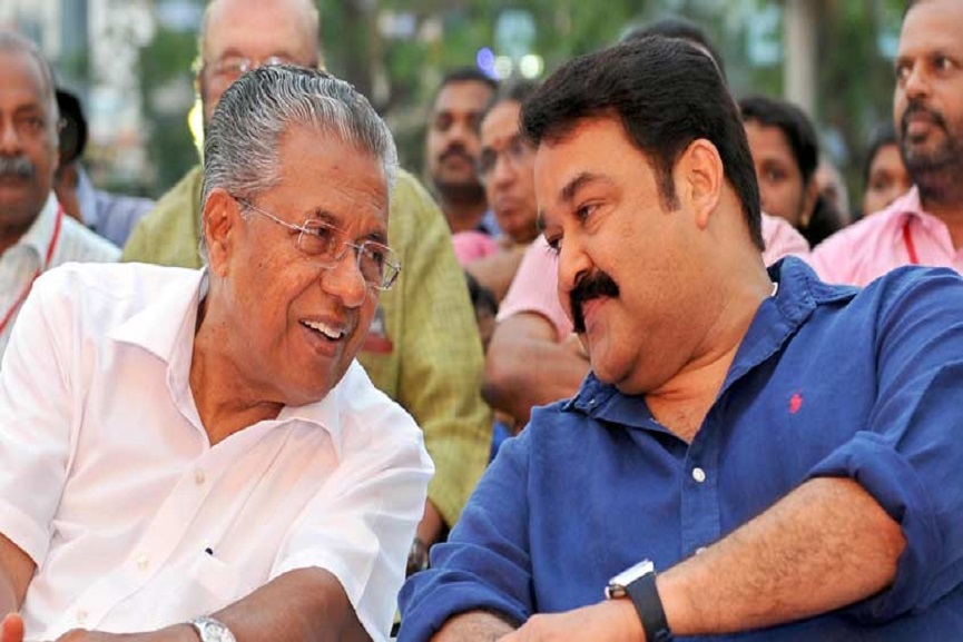 pinarayi-mohanlal pinarayi-mohanlal