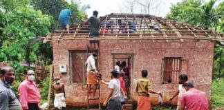 അമ്പുവിന്റെ വീട് മഴയെടുത്തു; പുനർനിർമിച്ച് നാട്ടുകാർ