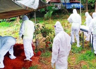 islamic funeral in covid pandemic_kerala
