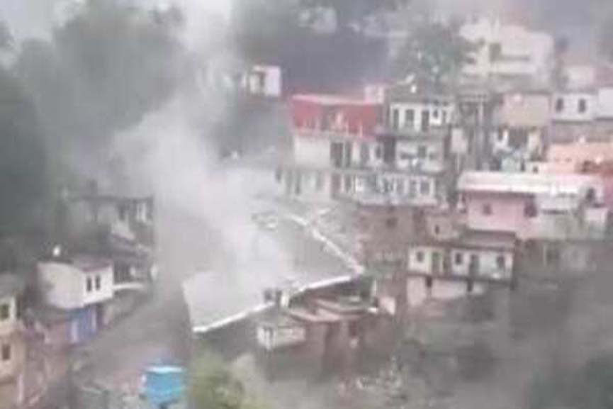 cloud burst uttarakhand