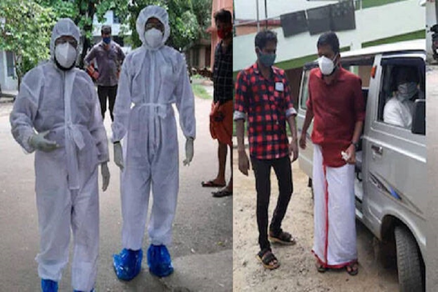 dyfi-workers-take-bjp-man-to-hospital dyfi-workers-take-bjp-man-to-hospital