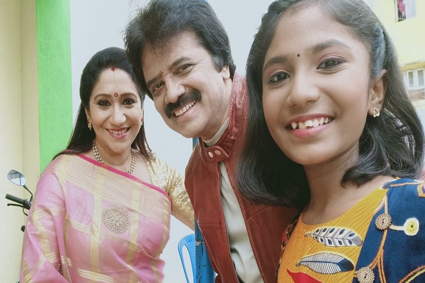 Aryananda with Srinivas and Sujatha Mohan