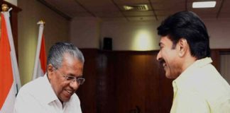 പിണറായിക്ക് അഭിനന്ദനങ്ങൾ നേർന്ന് നടൻ മമ്മൂട്ടി