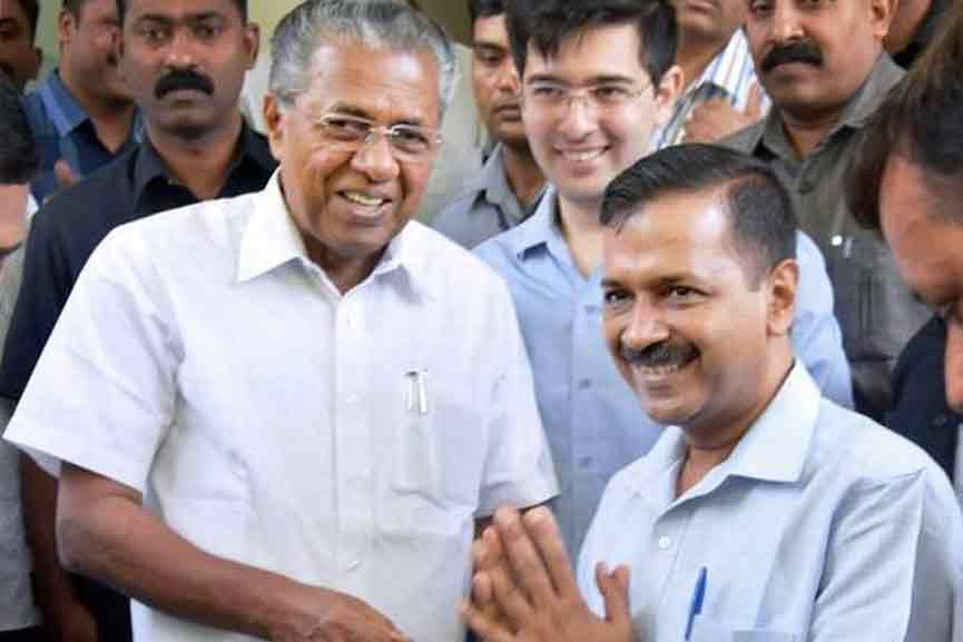 Pinarayi-Vijayan,-arvind-kejriwal
