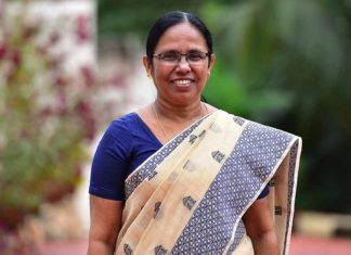 മട്ടന്നൂരില് ശൈലജ ടീച്ചർ മുന്നേറുന്നു; 12000 കടന്ന് ലീഡ് നില shailaja teacher