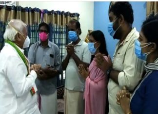 The Governor visited vismaya's house
