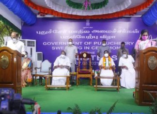 Five Ministers- Two From BJP- Take Oath In Puducherry