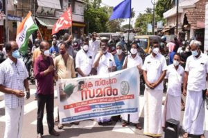 Tyre Stop Strike _Kozhikode