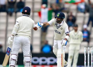 ലോക ടെസ്റ്റ് ചാമ്പ്യൻഷിപ്പ്; രണ്ടാംദിനവും മഴ വില്ലനായി, ഇന്ത്യ മൂന്നിന് 146 India-vs-nz