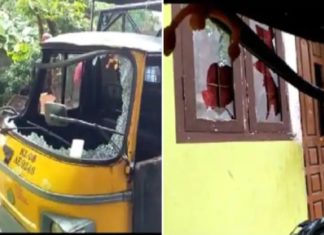 തൃശൂരിൽ സിപിഎം ബ്രാഞ്ച് സെക്രട്ടറിയുടെ വീടിന് നേരെ ആക്രമണം