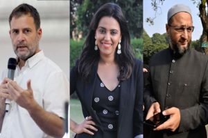 Rahul Gandhi, Swara Bhaskar, Owaisi