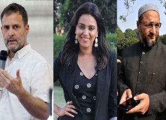 Rahul Gandhi, Swara Bhaskar, Owaisi