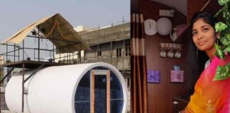 മലിനജലം ഒഴുക്കാൻ മാത്രമല്ല, വീട് ഒരുക്കാനും ഈ പൈപ്പ് മതി; വ്യത്യസ്ത ആശയവുമായി യുവതി This pipe is enough not only to drain the sewage, but also to prepare the house; Young woman with a different idea