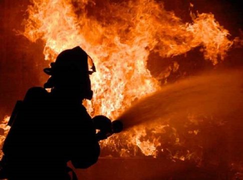 fire in palakkad district hospital