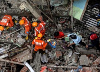 building collapses in Mumbai 9 killed