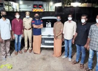 കാറില് ചാരായക്കടത്ത് ; രണ്ടുപേർ അറസ്റ്റിൽ liquor seized