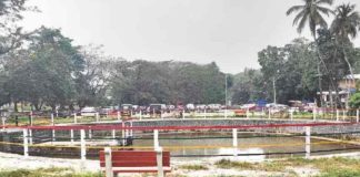 Two years of hard work paid off; The railway pond was filled with fresh water