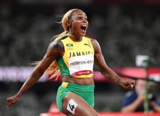 elaine thomson-100m final