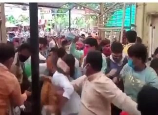 ക്ഷേത്ര സന്ദർശനത്തിന് മുഖ്യമന്ത്രി എത്തി; തിക്കും തിരക്കും; മധ്യപ്രദേശിൽ നിരവധി പേർക്ക് പരിക്ക്