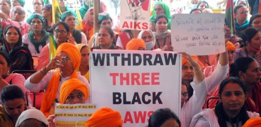 ജന്തർ മന്തറിൽ കർഷക പാർലമെന്റ് നടത്തി വനിതാ കർഷകർ Protest Against Farm Laws