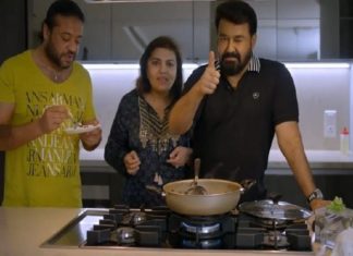 Mohanlal-cooking video