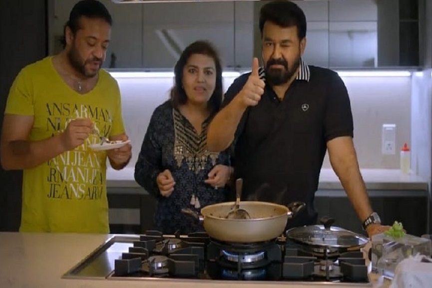 Mohanlal Mohanlal-cooking video