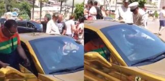 സ്വർണം പൂശിയ കാറുമായി യുവാവ്; വിമർശിച്ച് ആനന്ദ് മഹീന്ദ്ര Young man with gold-plated car