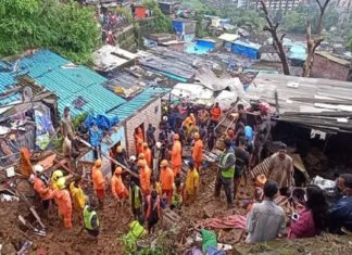 മണ്ണിടിച്ചിൽ; മുംബൈയിൽ മരിച്ചവരുടെ എണ്ണം 20 ആയി