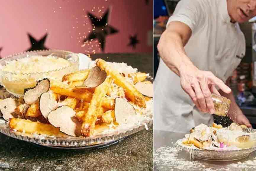 expensive French fries dish expensive French fries dish