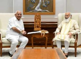 ബിഎസ് യെദിയൂരപ്പ കര്ണാടക മുഖ്യമന്ത്രി സ്ഥാനം ഒഴിഞ്ഞേക്കും Modi and Yediyurappa