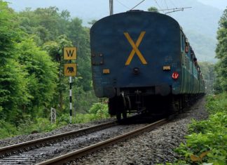 Telephone Post Found on Railway Track in Kundara