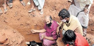 കോഡൂരിൽ കുടിവെള്ള പൈപ്പിനായി കുഴി എടുക്കുന്നതിനിടെ ഗുഹ കണ്ടെത്തി malappuram cave find