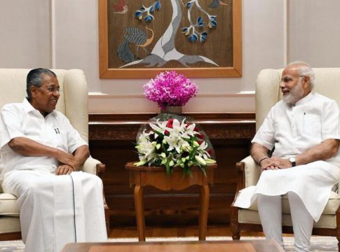 pinarayi vijayan visit narendra modi