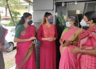 വ്യാജ തെളിവ് സൃഷ്ടിക്കാൻ ശ്രമം; ഐഷക്ക് പിന്തുണയുമായി ജനാധിപത്യ മഹിളാ അസോസിയേഷൻ Democratic Women's Association with Aisha-Sultana