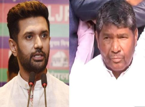 chirag paswan against pasupati paras