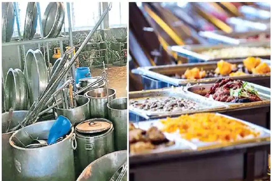 catering workres protest Catering workers protest on Tuesday