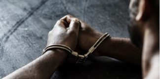 Husband arrested assault on pregnant woman