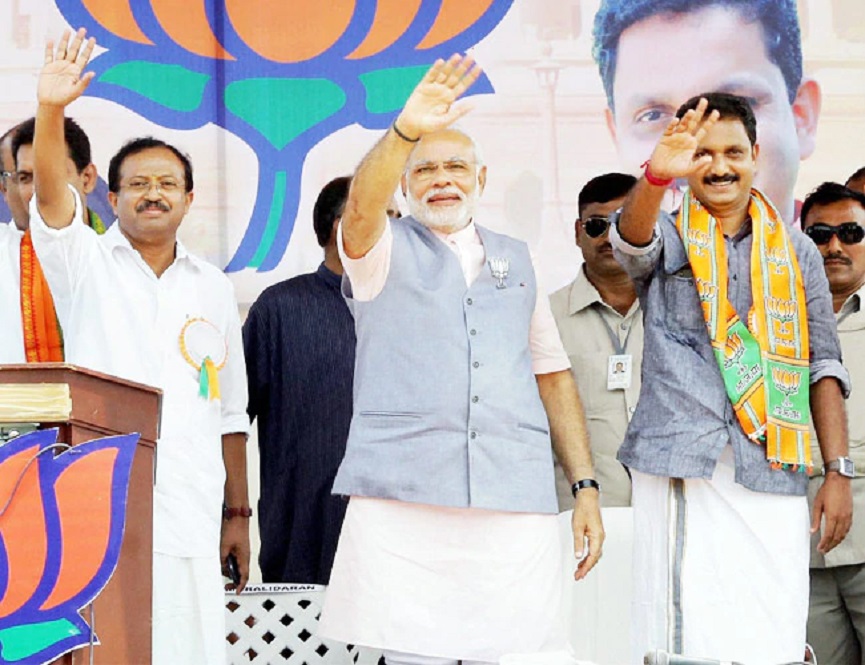 Hunting for K Surendran is woman's curse; Sobha Surendran fans 